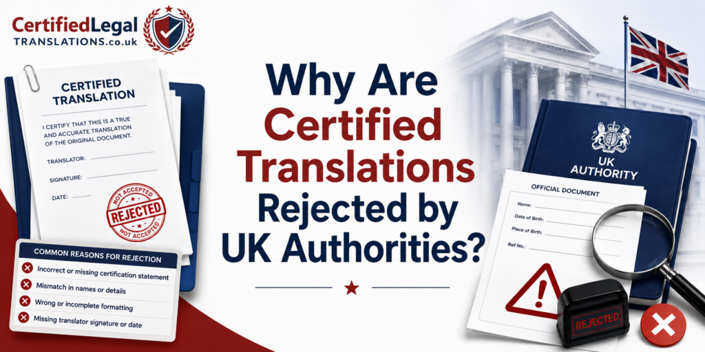 Why Are Certified Translations Rejected by UK Authorities?