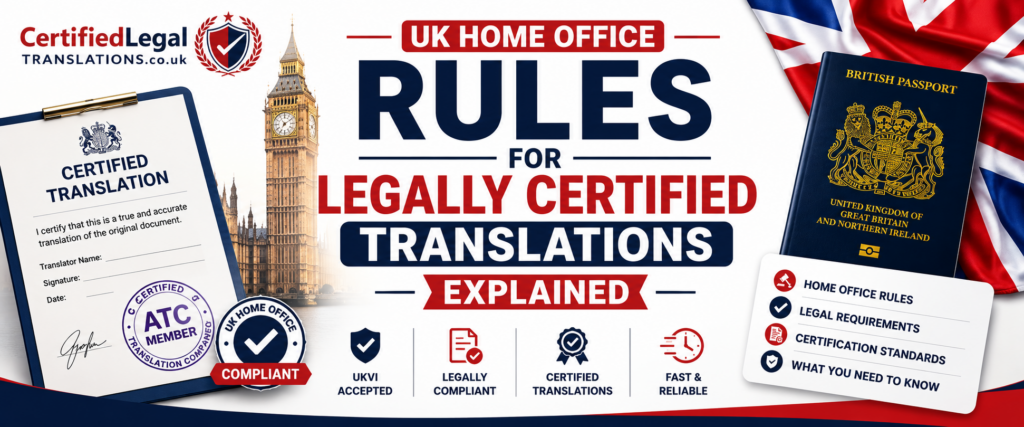 What Makes a Translation Legally Certified Under UK Home Office Standards