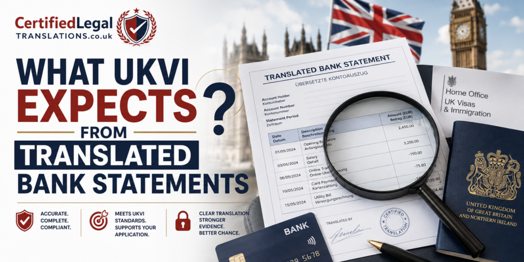 Translating Bank Statements Properly to Meet UKVI Financial Requirements