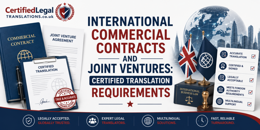 Certified Translation Standards for International Commercial Contracts and Joint Ventures